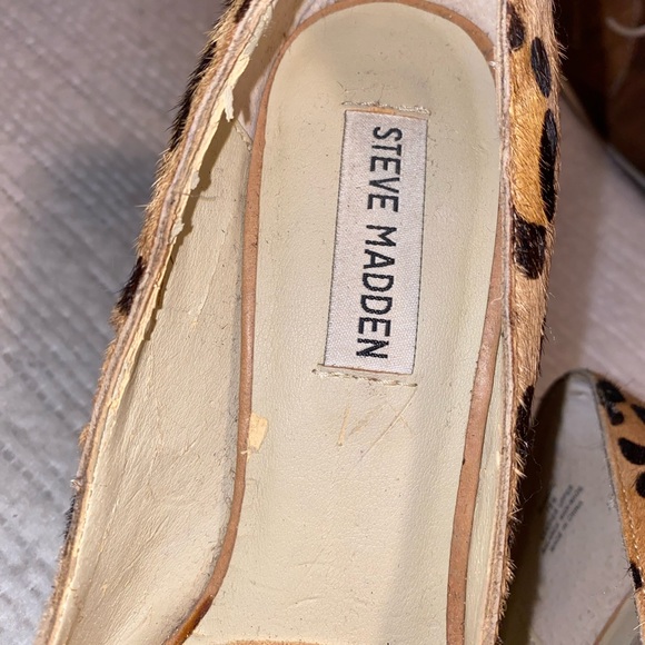 Steve Madden leopard print heeled dress shoes. Size 7.5 M. - Picture 5 of 8